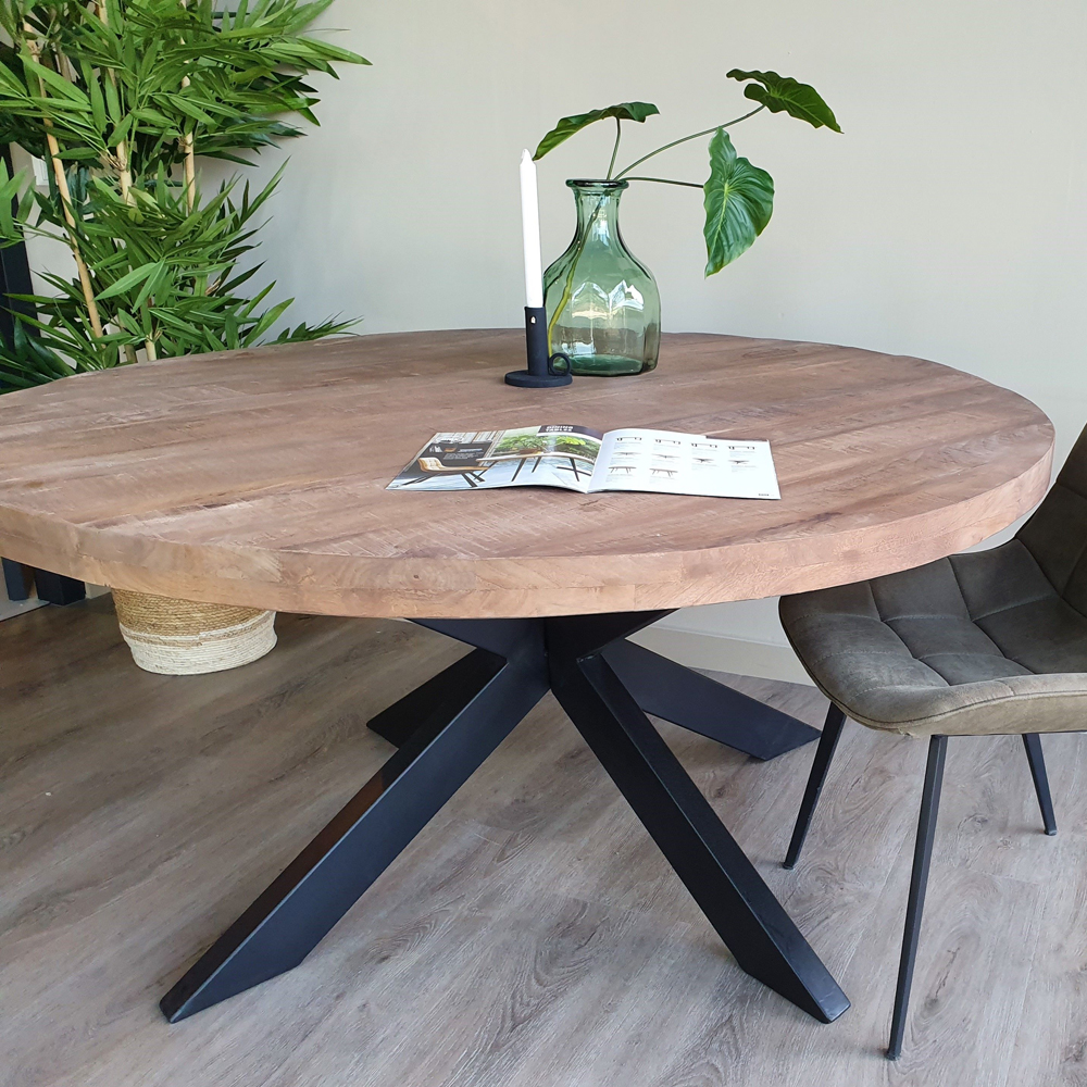 Esstisch Sturdy Ø 140 cm rund Mangoholz