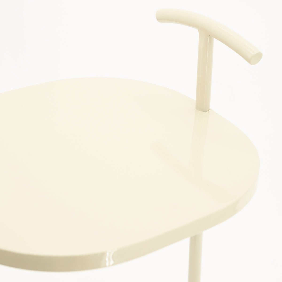 Beistelltisch Laptoptisch Buddy H 65 cm Metall beige
