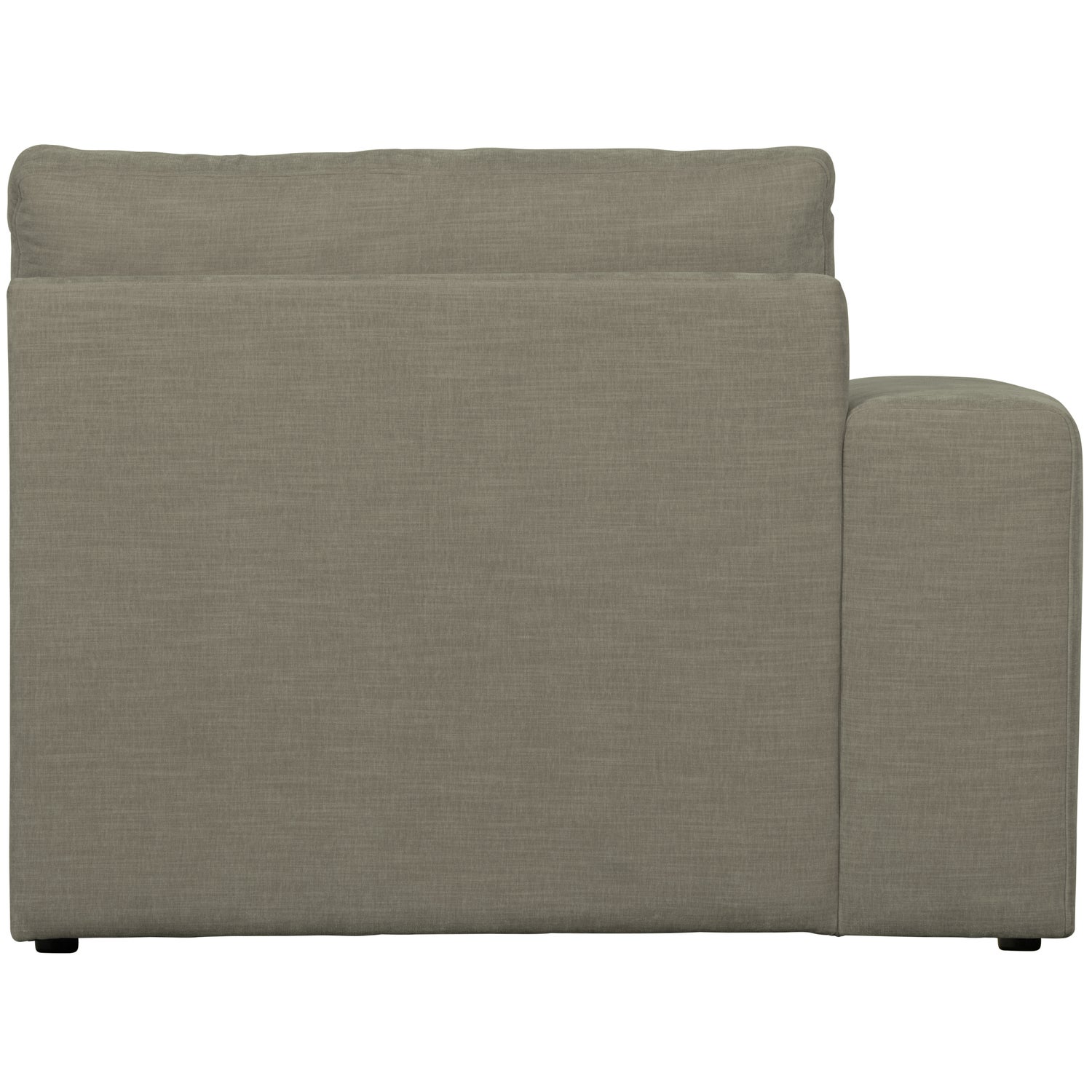 Sofaelement FAMILY mit Armlehne links Element Webstoff warmes grau