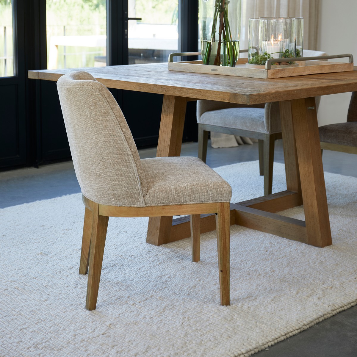 Rivièra Maison WHISTLER Esszimmerstuhl Natural Linen Beige