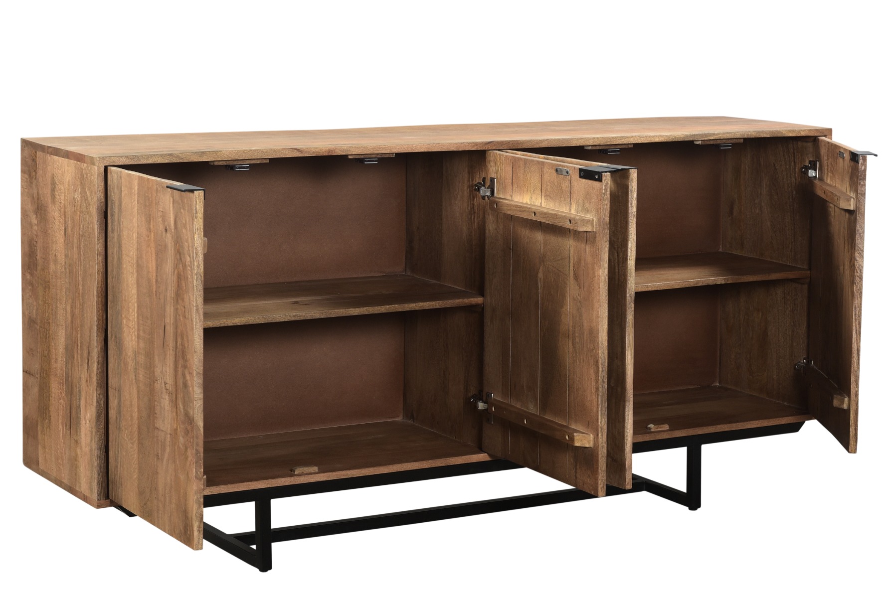 Sideboard Anrichte Valdez 180 cm Mangoholz natur  