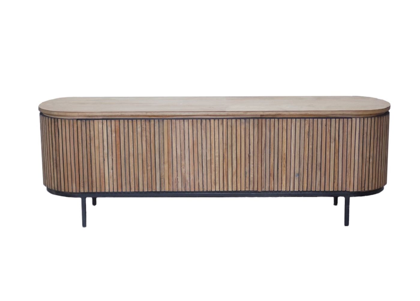 Lowboard TV Möbel LAUSANNE 170 cm Teakholz