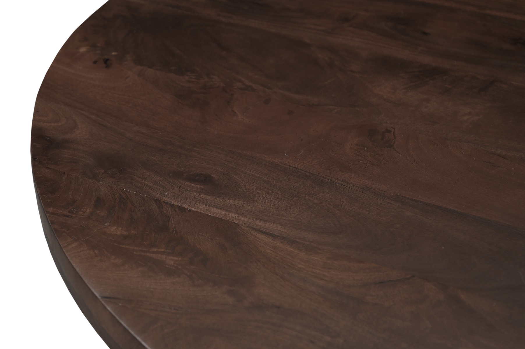 Couchtisch Clubs rund Ø 80 cm Hartholz braun