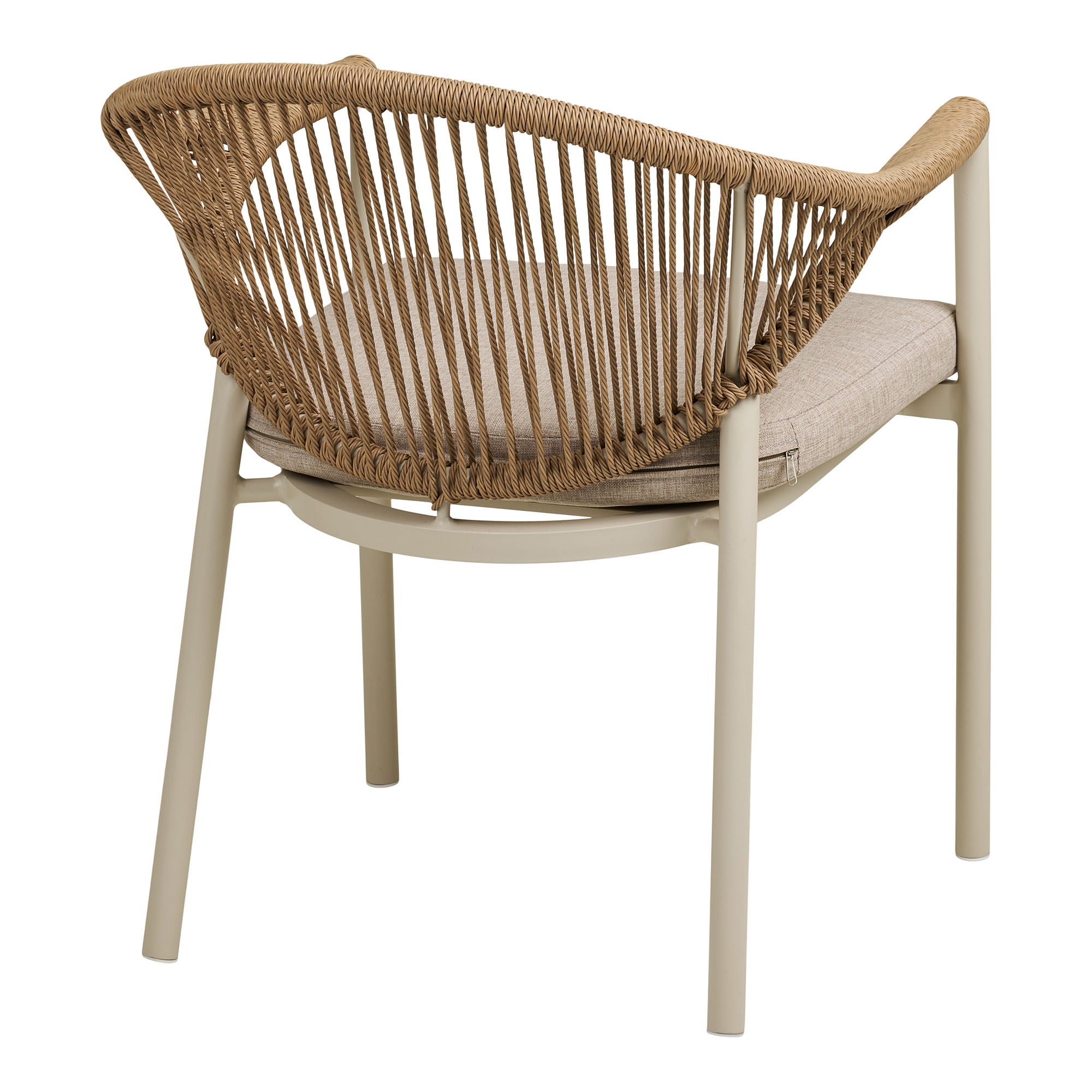 Gartenmöbel Set LABELA Tisch 200 x 100 cm & 4 Stühle Nonwood Aluminium