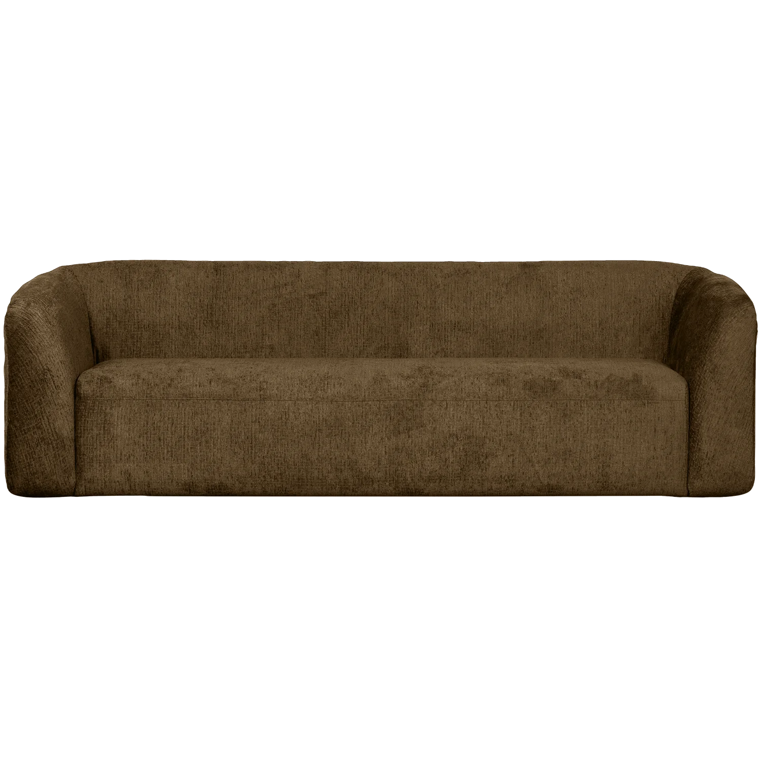 3 Sitzer Sofa Sloping Struktur Velvet messing