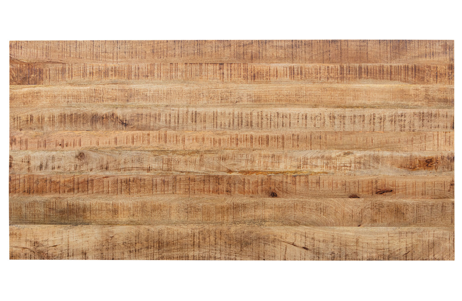 Tischplatte Tablo 180 x 90 cm Mango melange grob gesägt