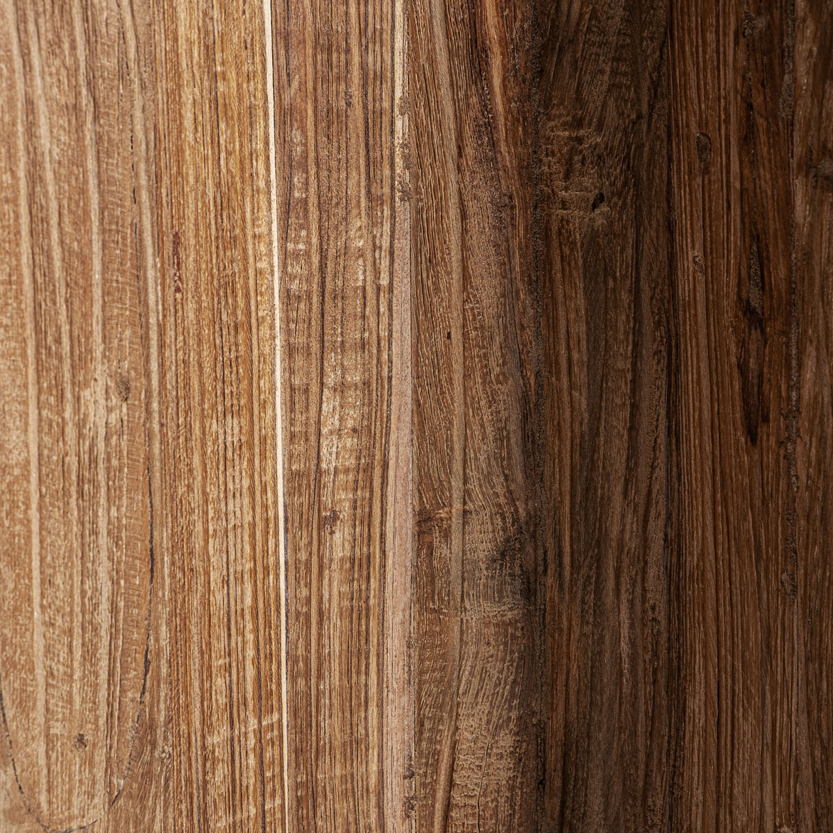 Couchtisch Sofatisch ERLOY 70 x 55 cm recyceltes Teakholz