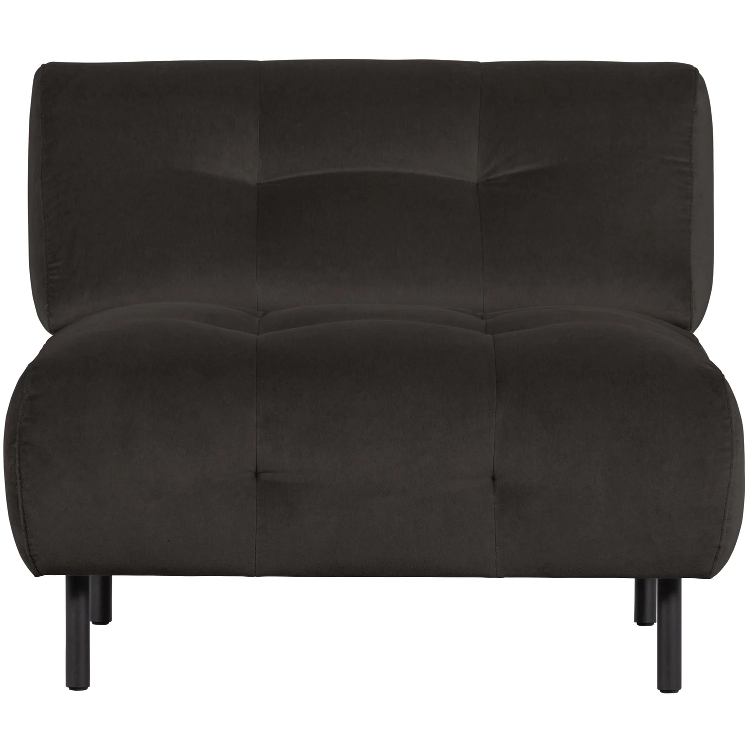Loveseat Sessel LLOYD Samt Velvet gusseisen