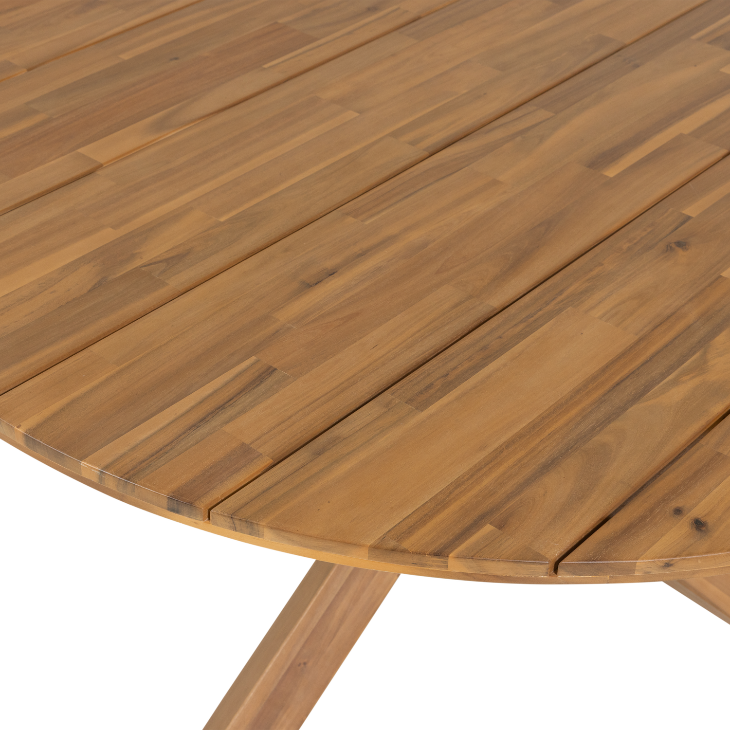 Gartentisch KIRO Ø 135 cm Akazienholz natur