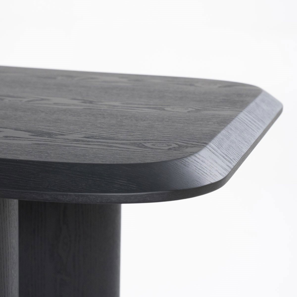 Bartisch Walter 220 x 80 cm Eiche Furnier schwarz