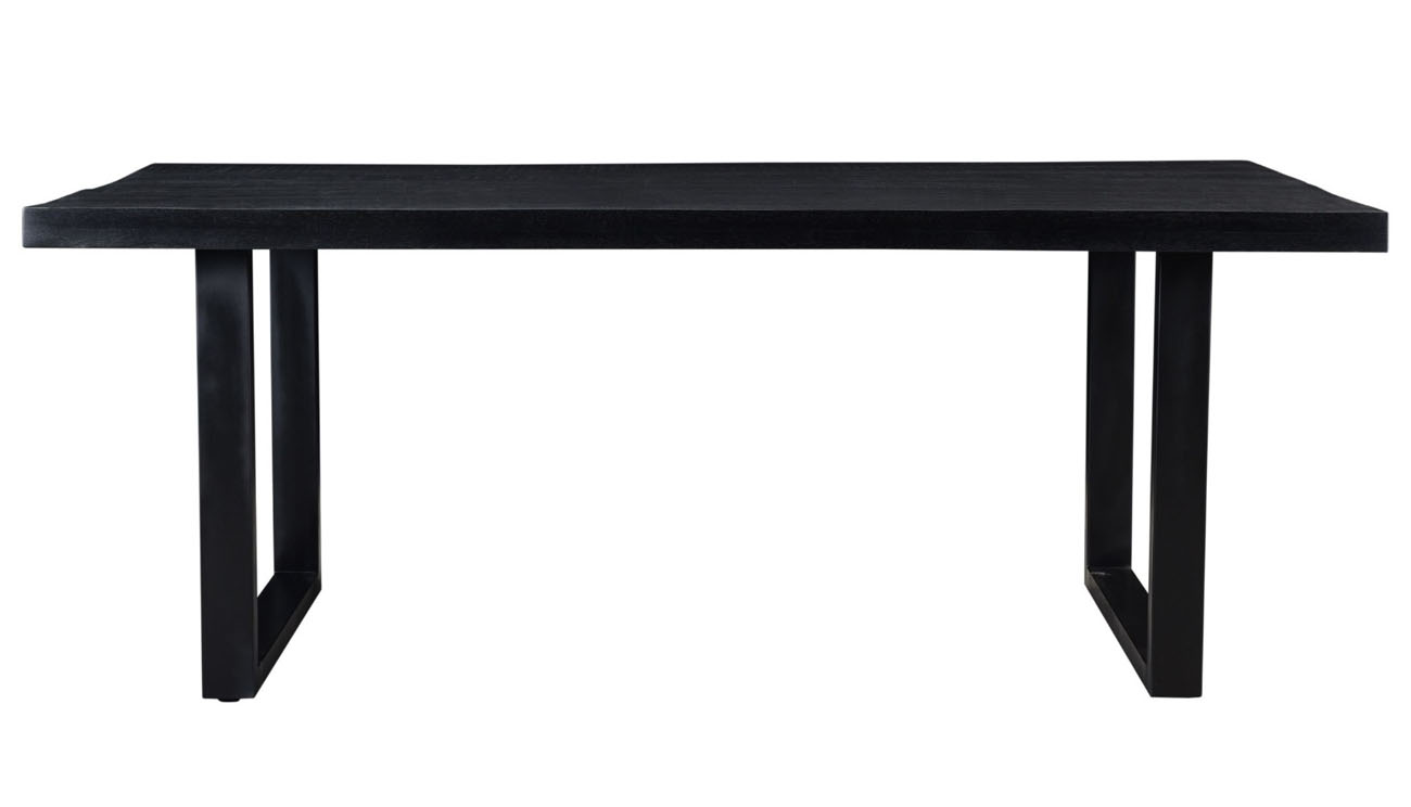 Esstisch Kala  200 x 100 cm Mangoholz schwarz