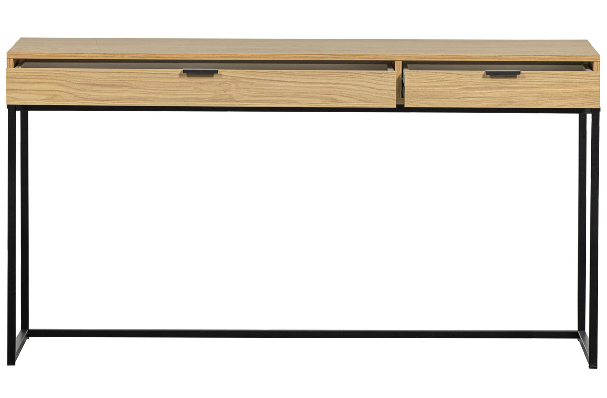 woood Schreibtisch SILAS 140 x 40 cm Eiche Dekor