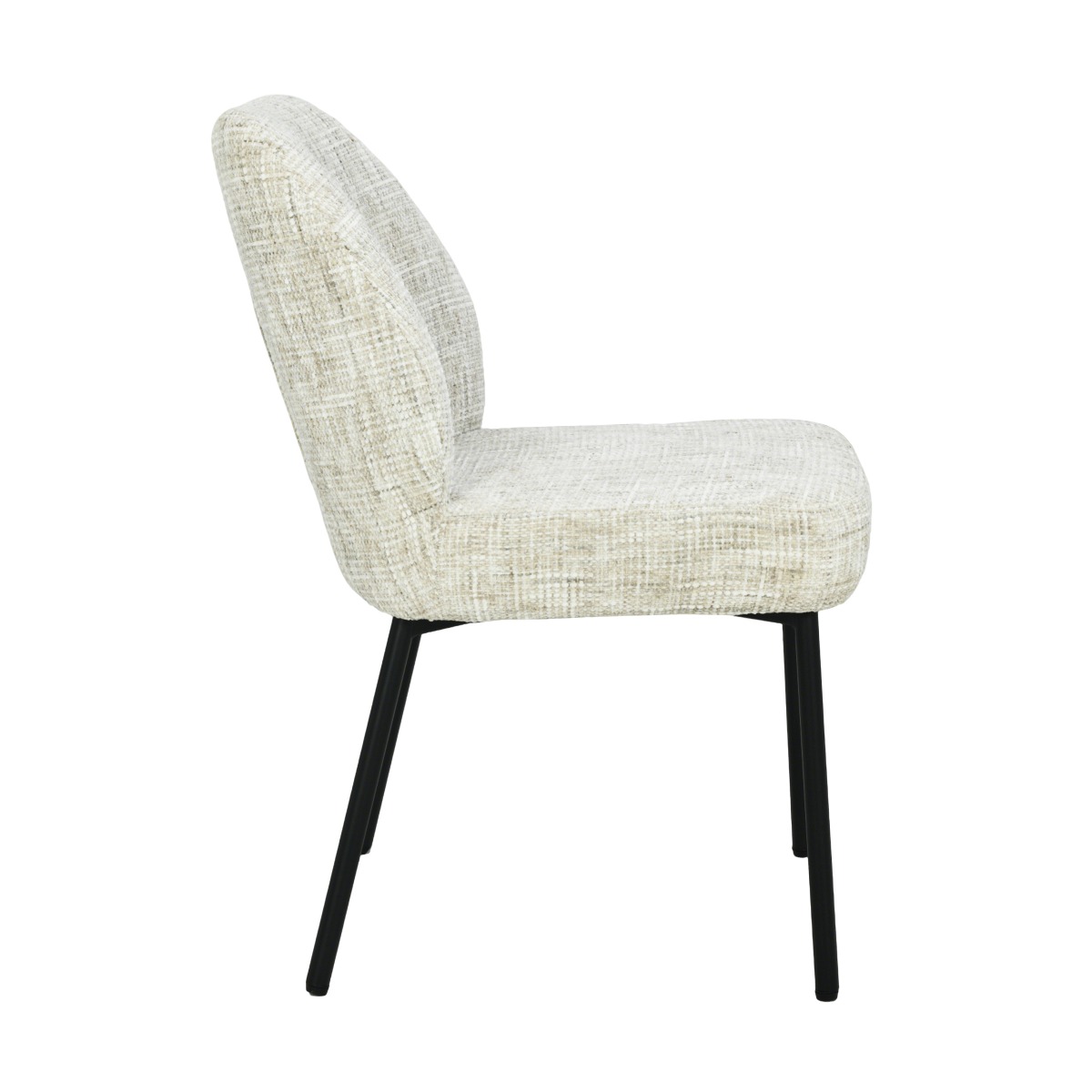 Esszimmerstuhl Tess Stuhl Stoff Cream