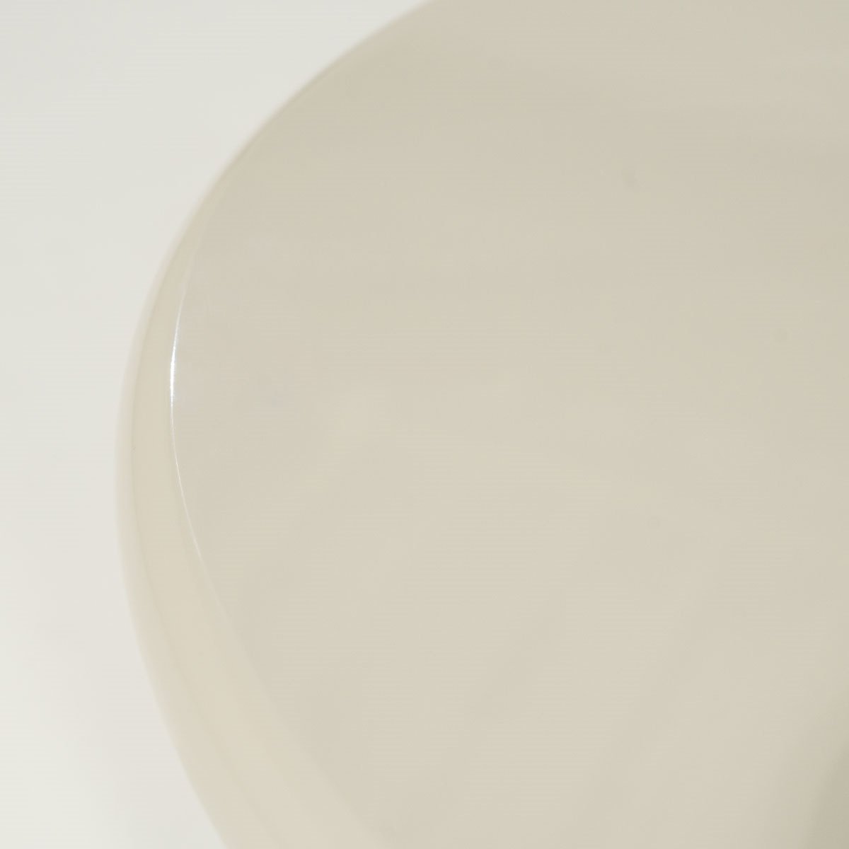 Beistelltisch Bloop Ø 60 cm MDF High Gloss beige Couchtisch