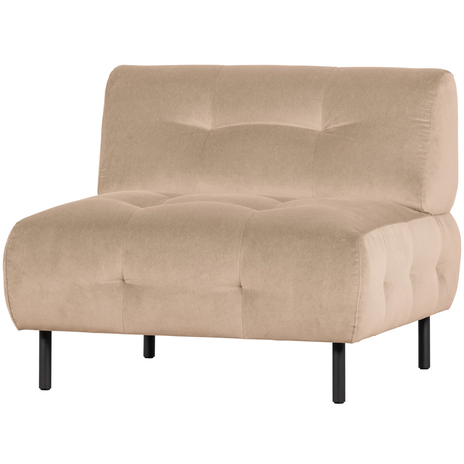 Loveseat Sessel LLOYD Samt Velvet meersalz