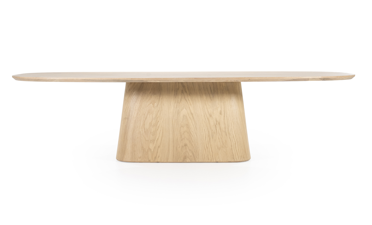 Esstisch ARON Nola 300 x 110 cm oval Eiche Holz natur