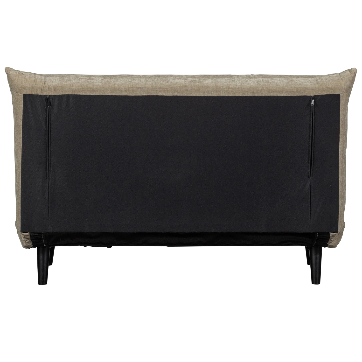 2 Sitzer Schlafsofa XEM B 122 cm ausklappbar Velvet natur