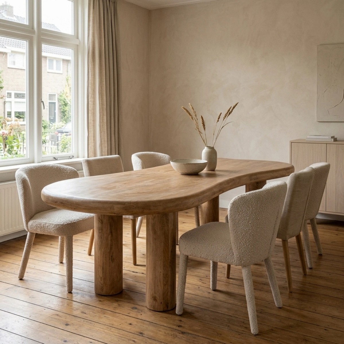Esstisch NIGEL 300x120 cm Mangoholz Natur