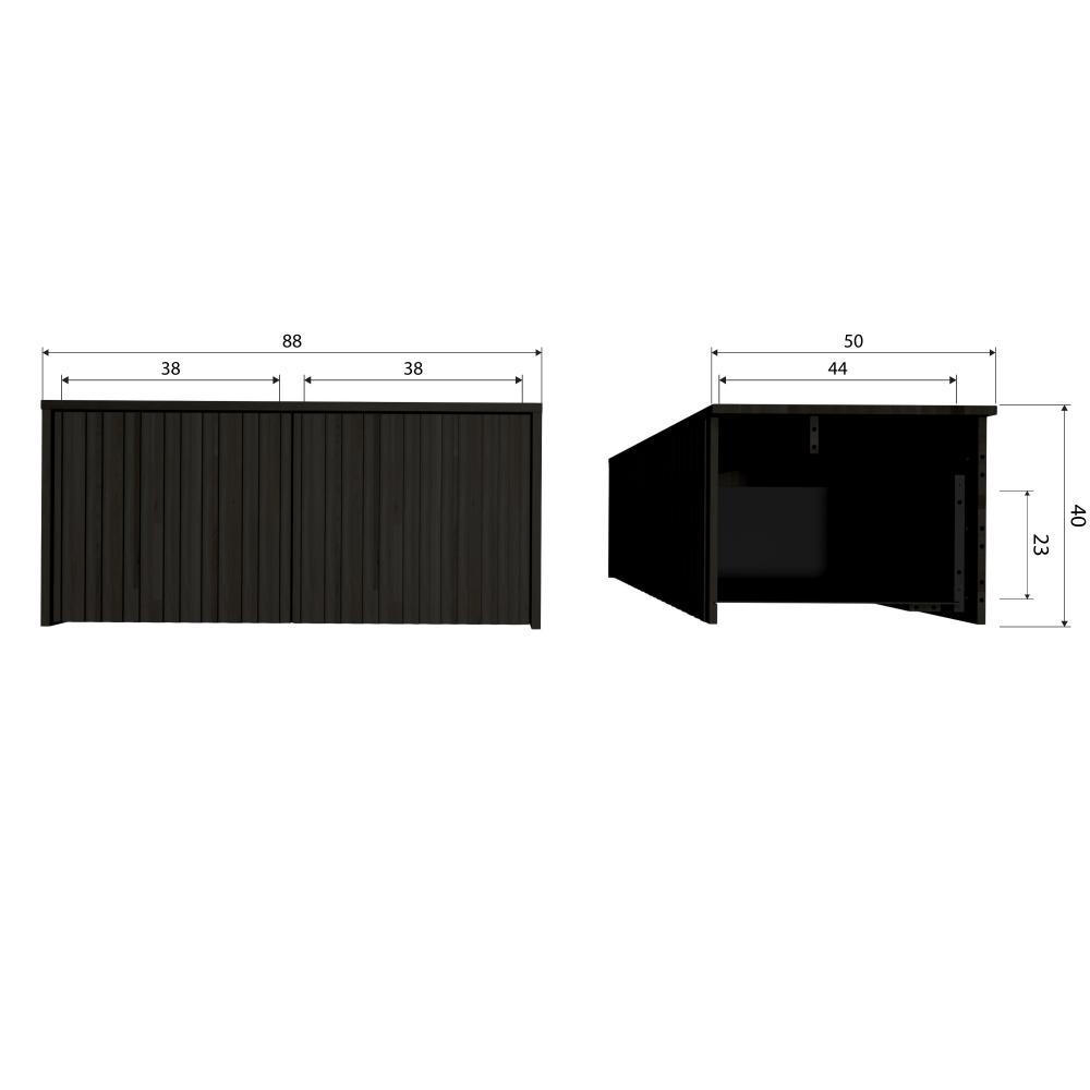 Bank mit Schubladen NEW GRAVURE Sitzbank Flur Eiche