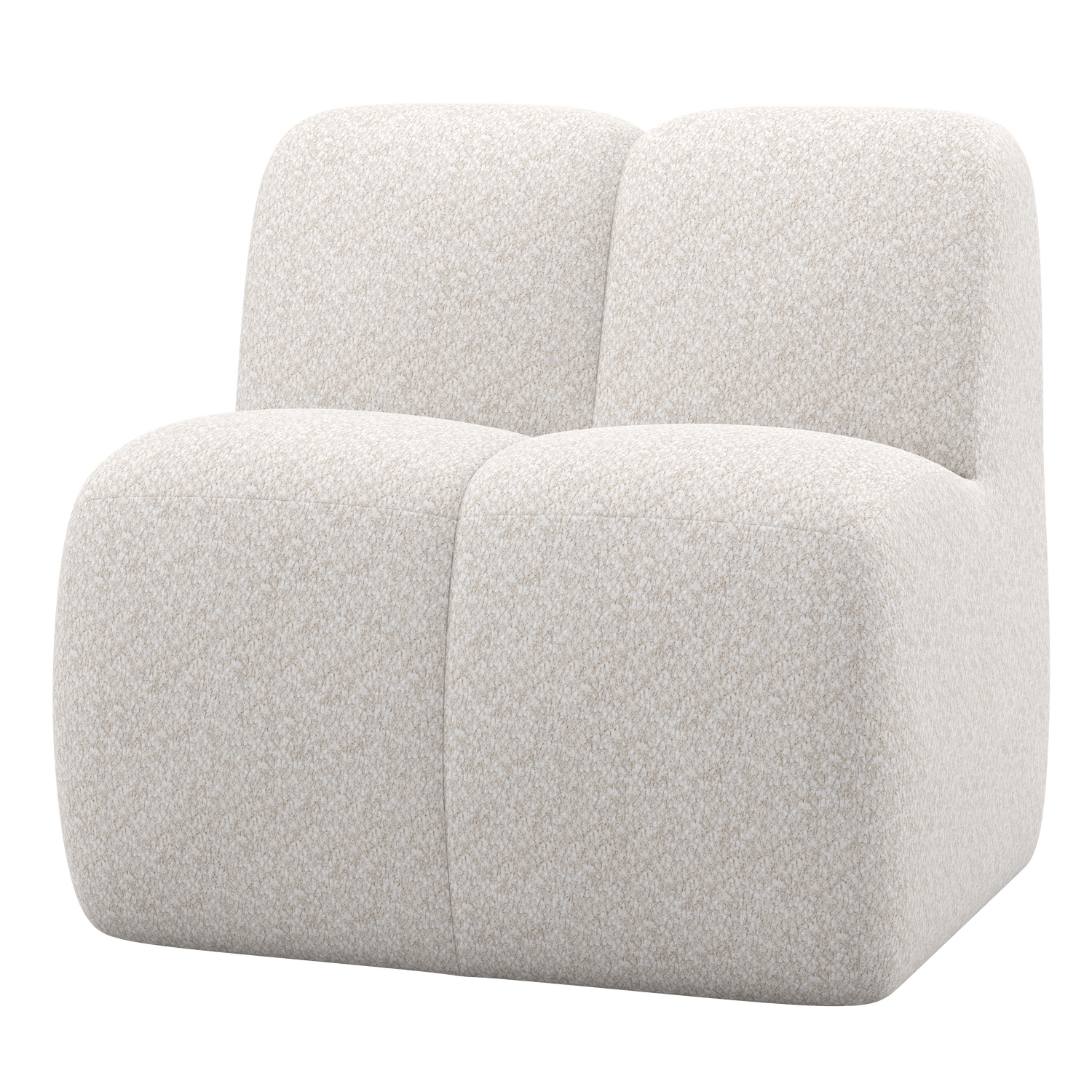 Esszimmerbank Eckbank MOJO 84 cm Element Chenille ecru