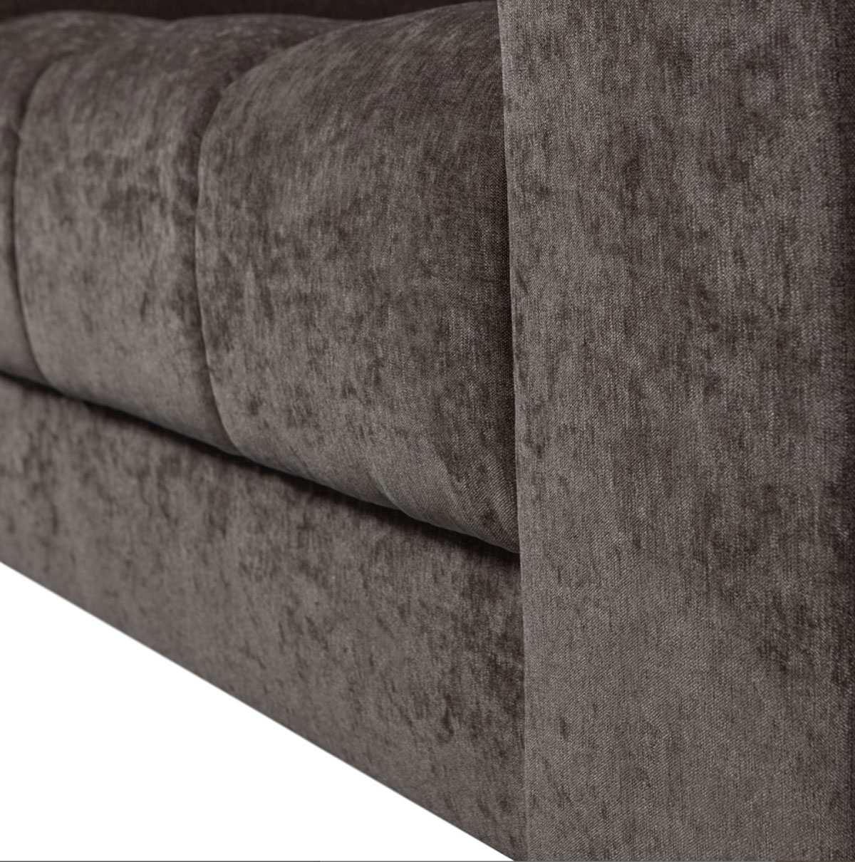 woood 3 Sitzer Sofa SECOND DATE Webstoff vintage warmgrau