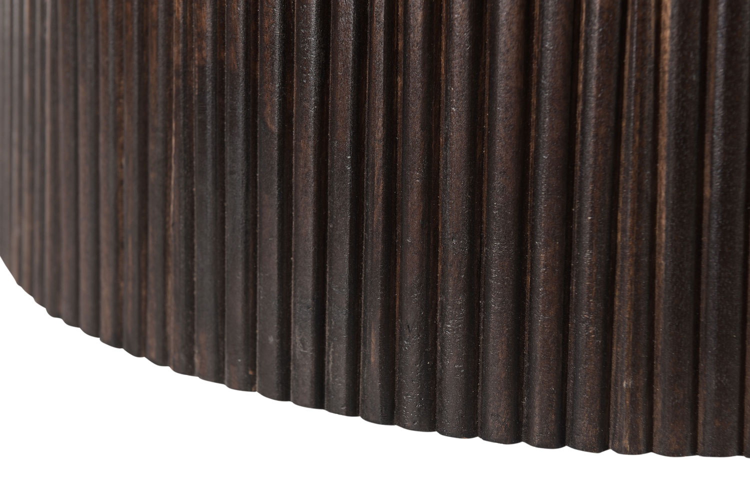 Esstisch Salvator rund Ø 130 cm Wallnuss Mango