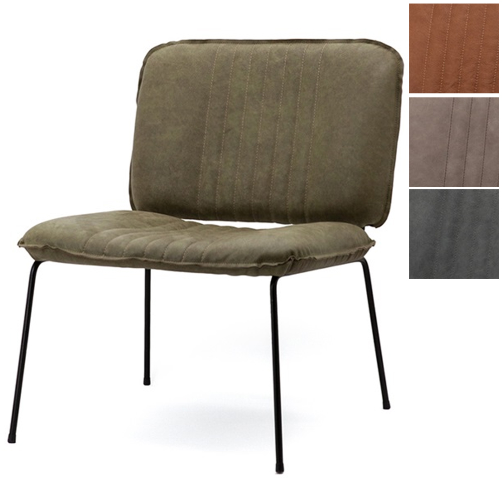 Loungechair Manuel Leder Relaxsessel Fernsehsessel Polstersessel Stuhl Sessel