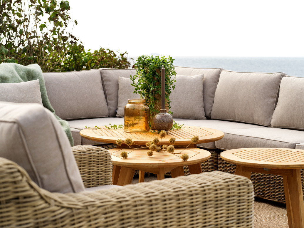 Lounge Garten Möbel Komplett Set GLENDON Loungegarnitur