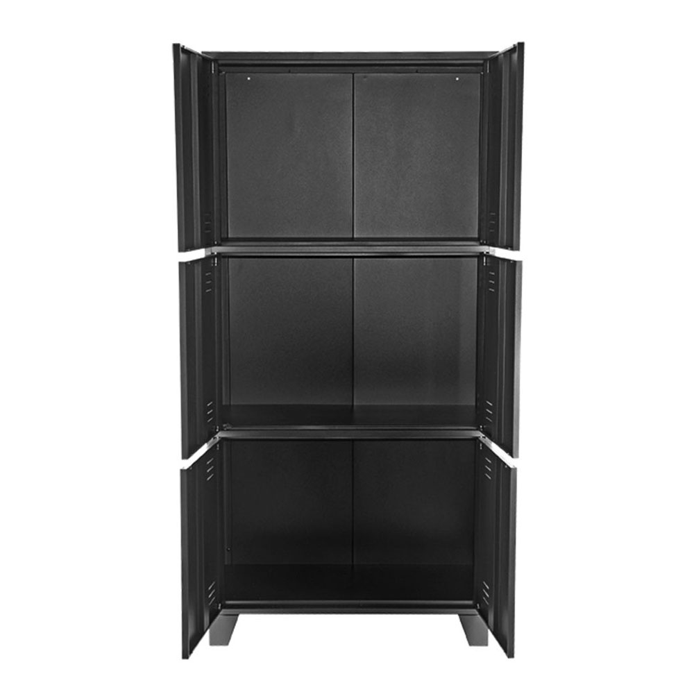 Industrie Schrank GLORA H 185 cm Metall schwarz