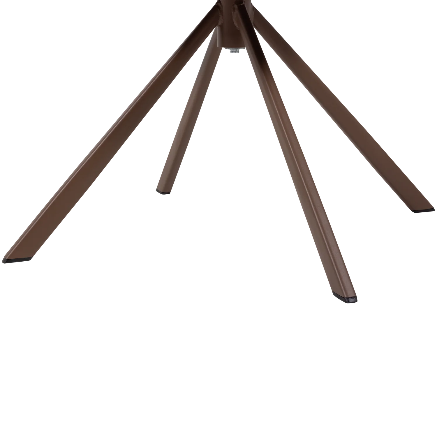 2er Set Esszimmerstuhl FEMKE drehbar Chenille braun