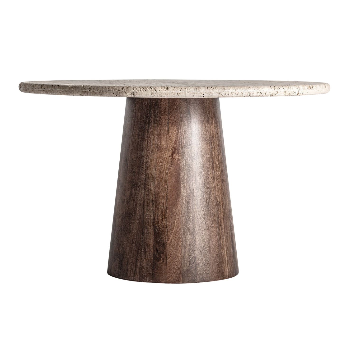 VICAL Esstisch VERCI  rund 130 cm Travertin