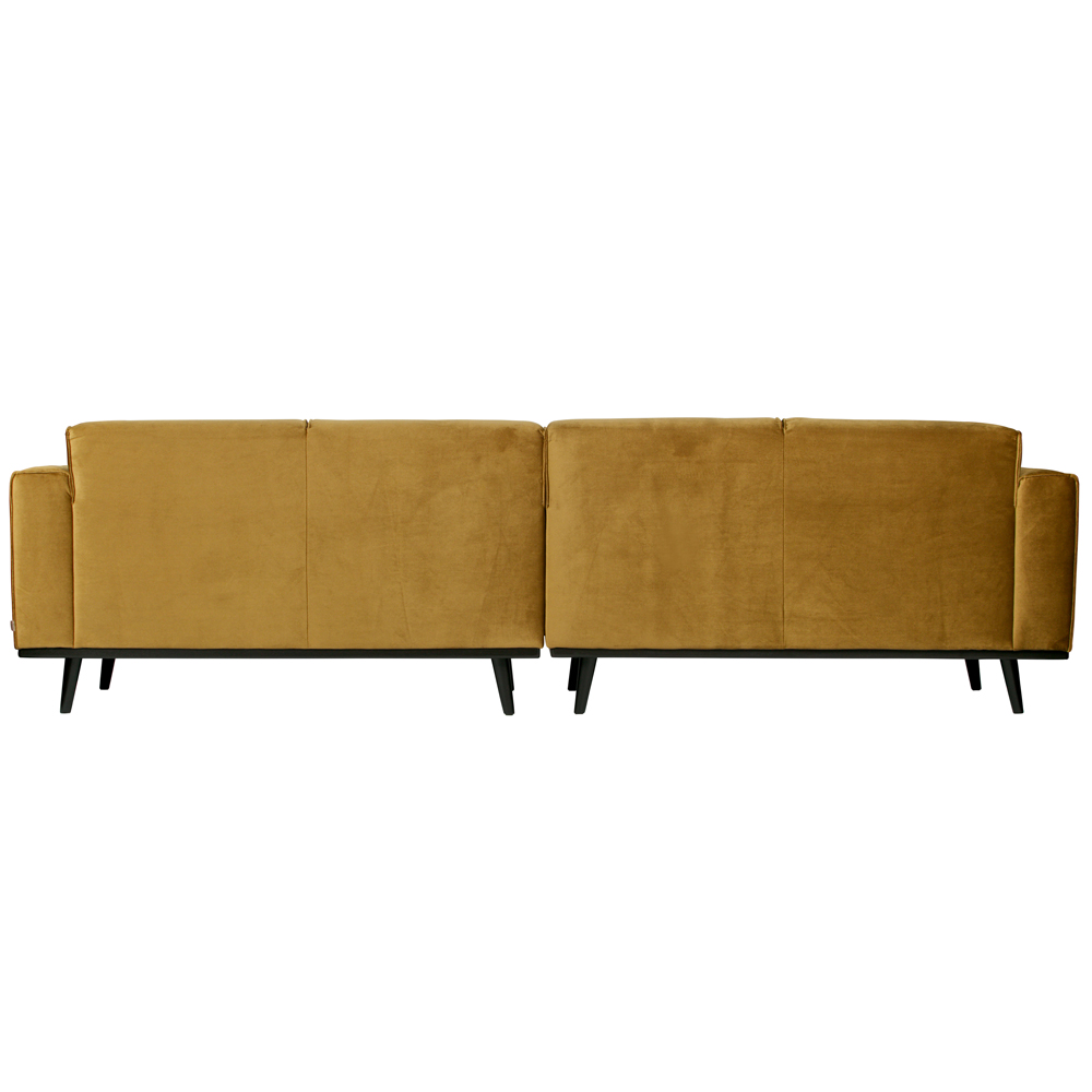 4 Sitzer Sofa STATEMENT Samt honiggelb