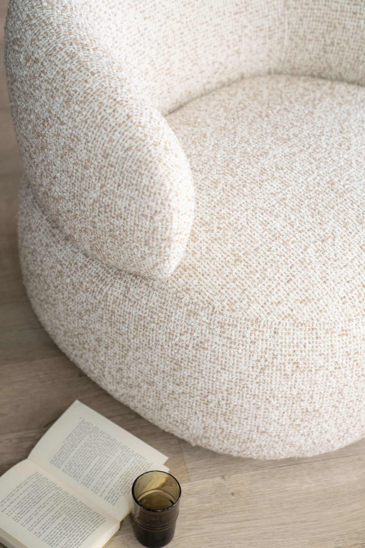 Sessel Relaxsessel Naeva beige Drehsessel