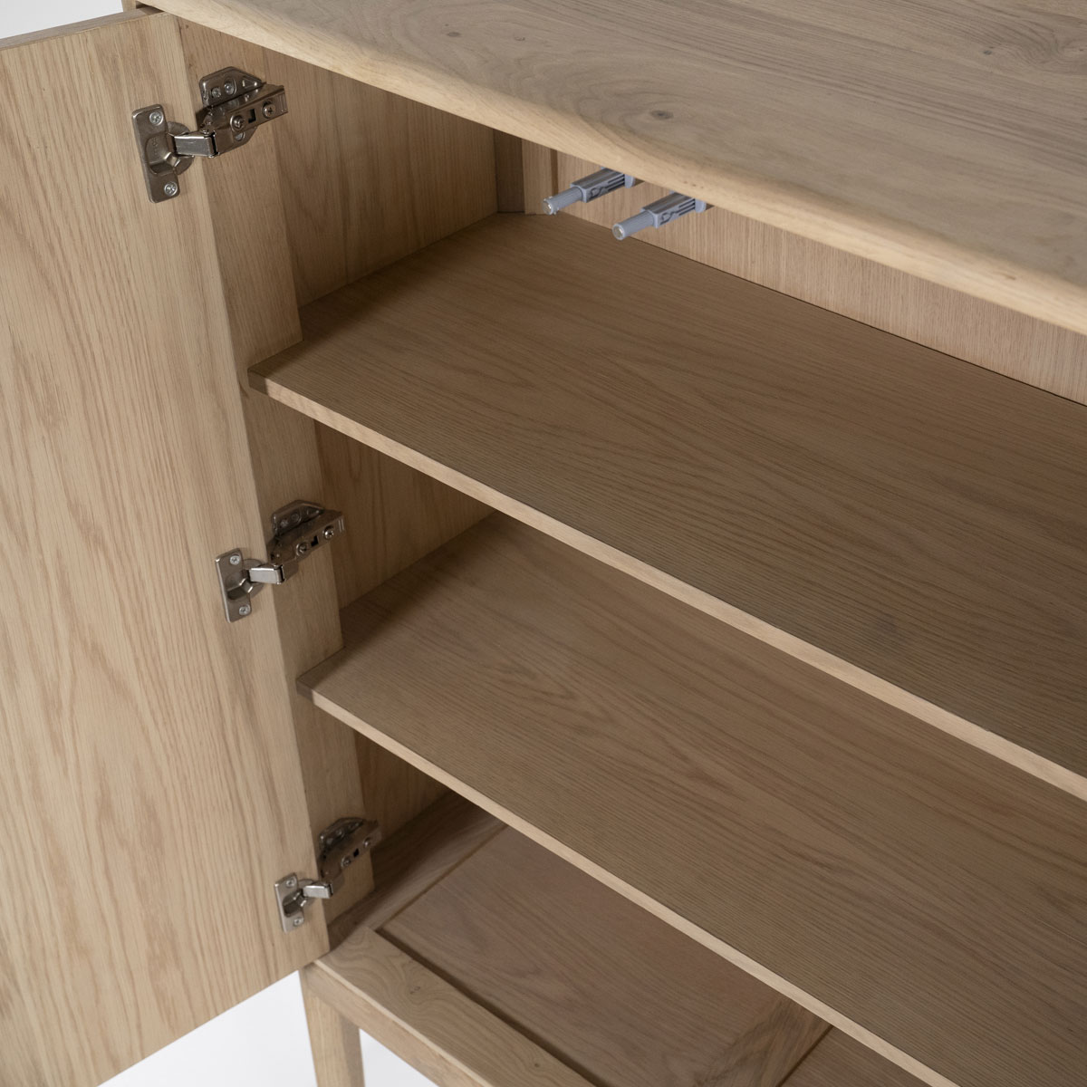 Bücherregal Regal Harvey 2-türig H 180 cm Eiche