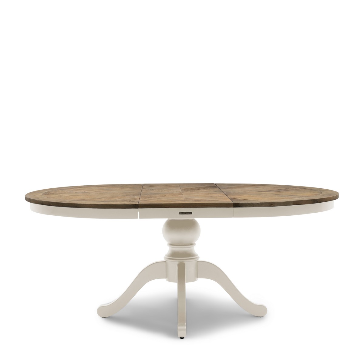 Rivièra Maison Esstisch Le Marais weiss rund ausziehbar 140/190 cm 