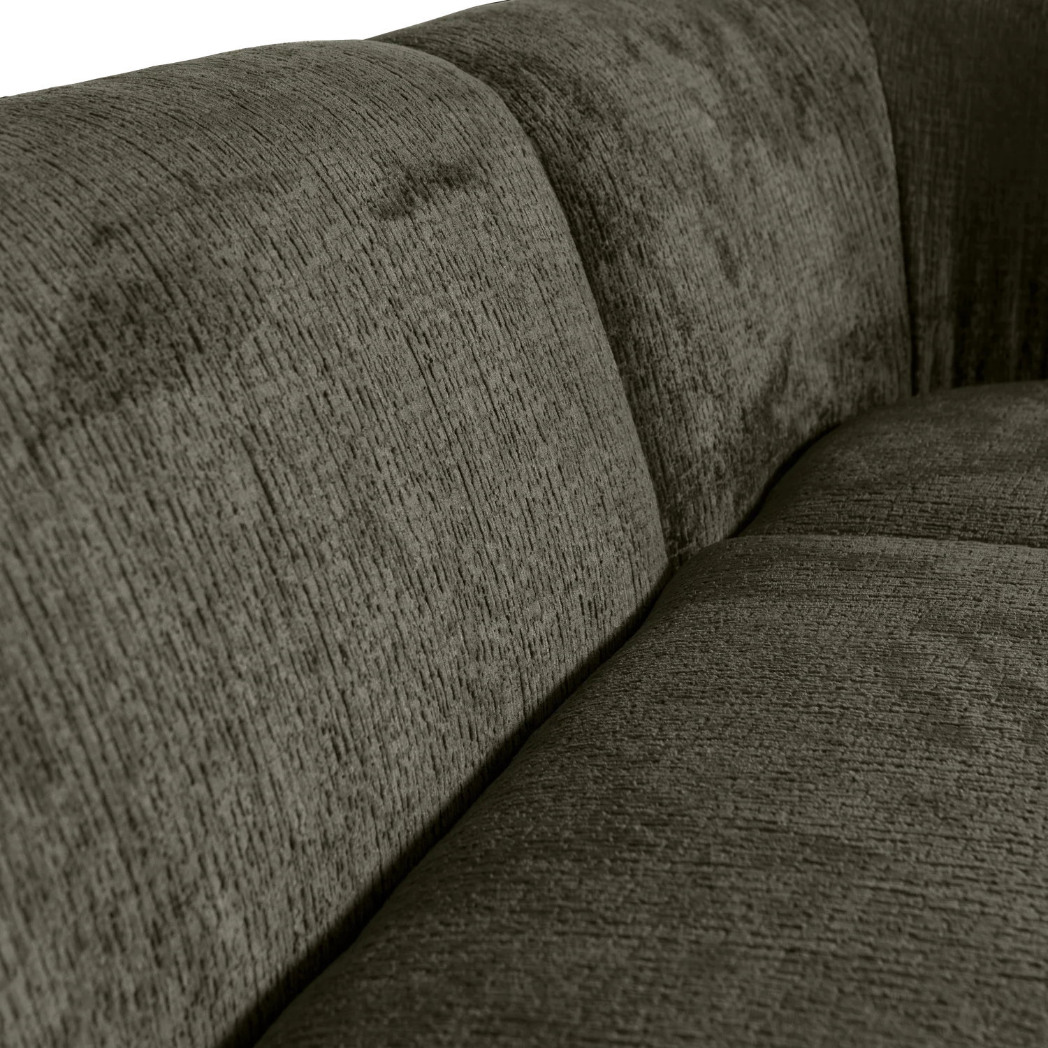 Eckgarnitur Sloping Struktur Velvet frost Ecksofa Longchair rechts