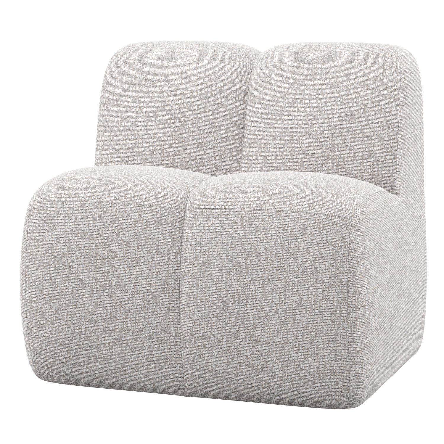 Esszimmerbank Eckbank MOJO 84 cm Element Bouclé ecru melange