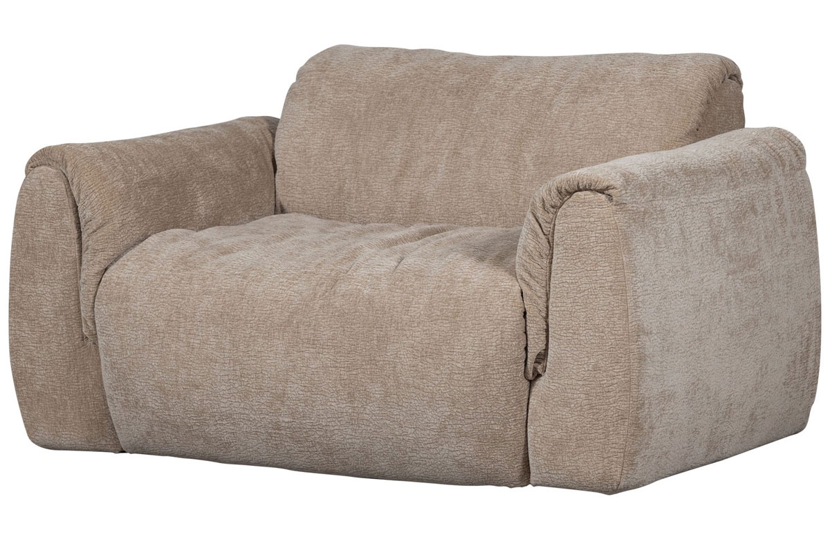Loveseatsessel Sessel BAGGY 3D Chinelle sandfarben