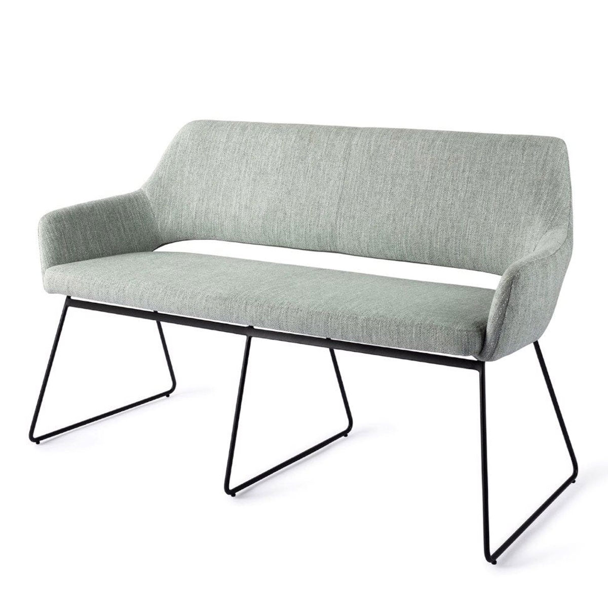 Esszimmerbank YANAI 140 cm – Modern & mit Lehne - hellgrün