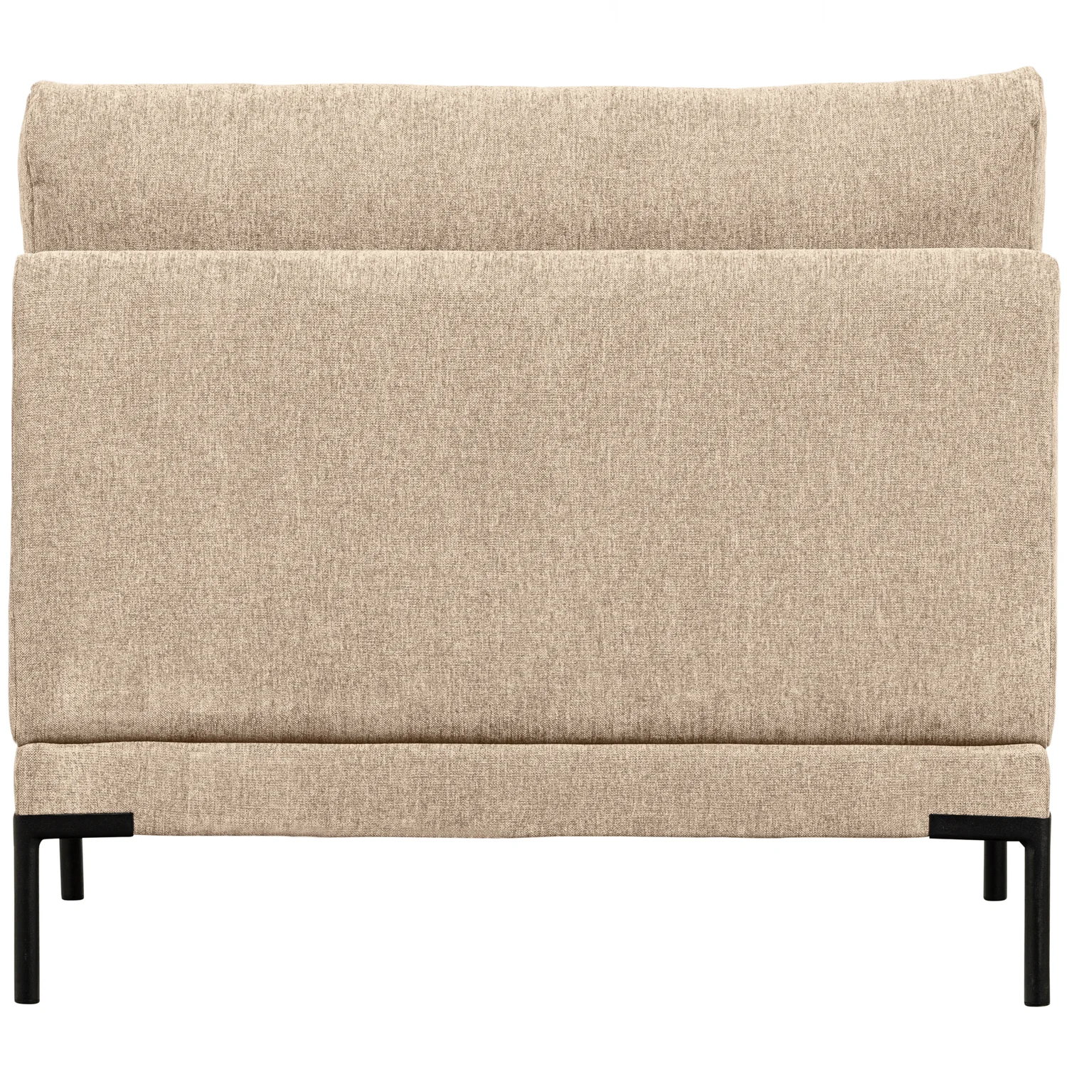 Loveseat Sessel Couple Element Chenille Webstoff natur melange