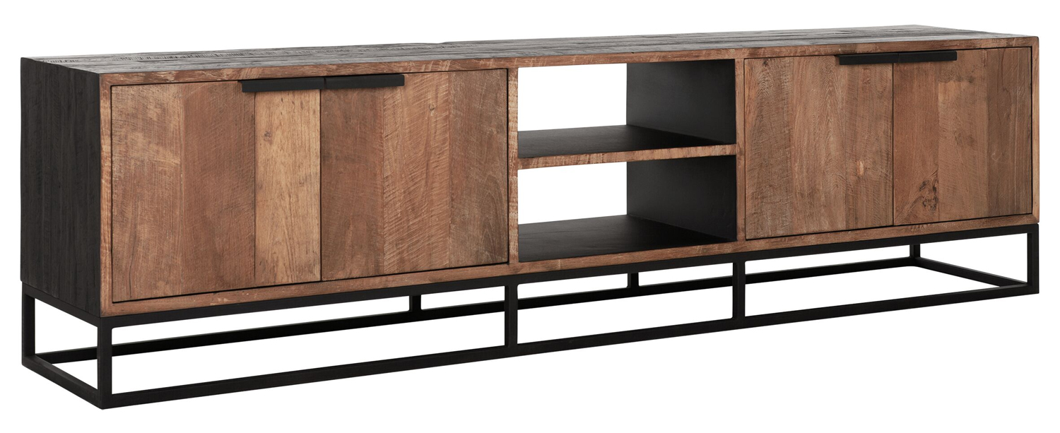 DTP Home TV Möbel Cosmo No.2 large Teakholz Metall