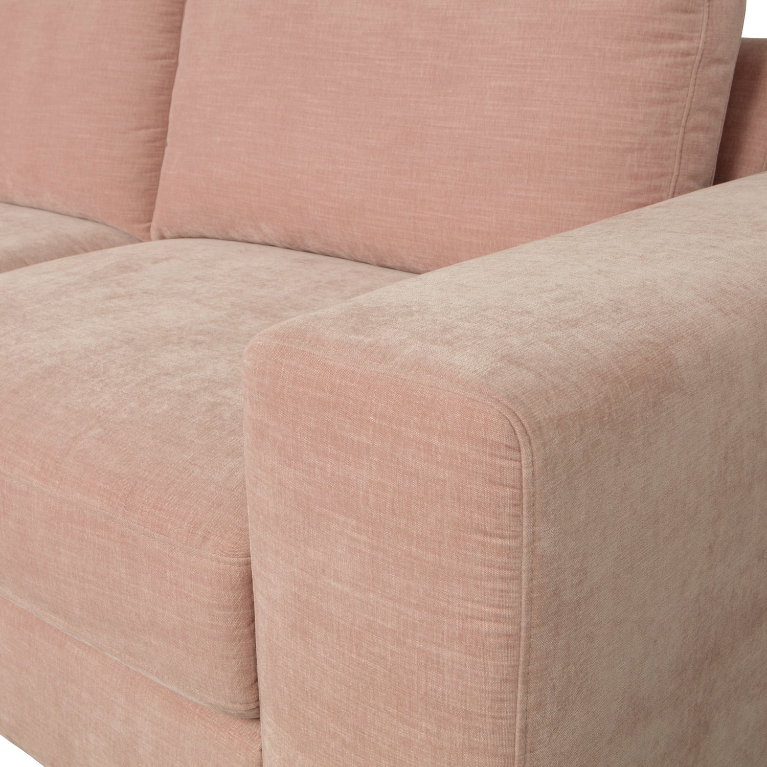 Sofaelement FAMILY 90 cm Element Webstoff rosa