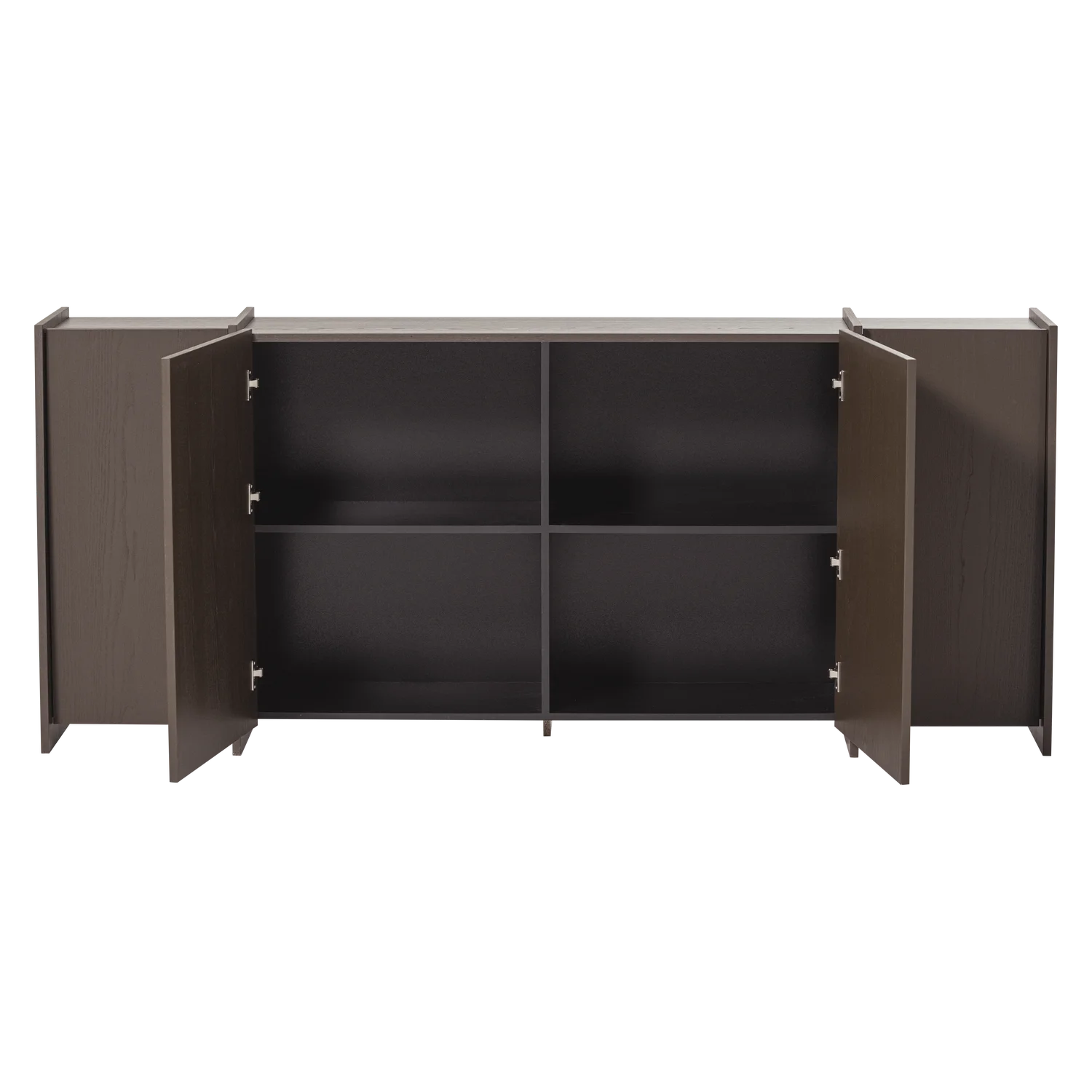 Kommode BROCK B 200 cm Esche Furnier mittelbraun