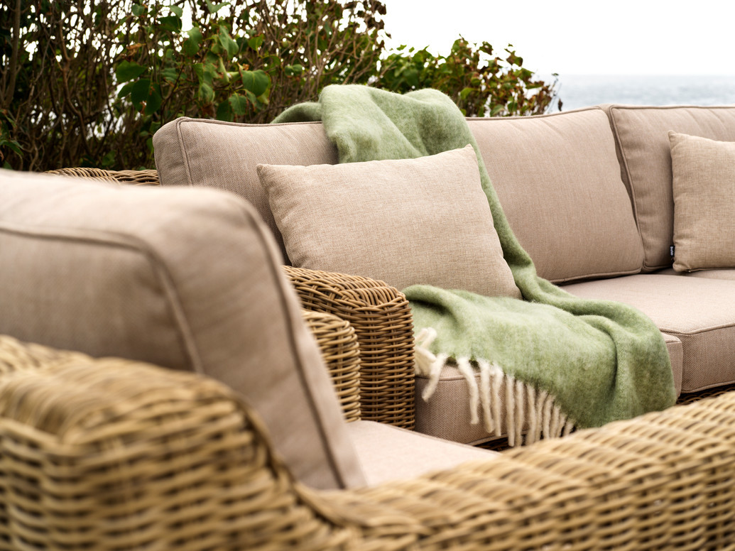 Lounge Garten Möbel Komplett Set GLENDON Loungegarnitur