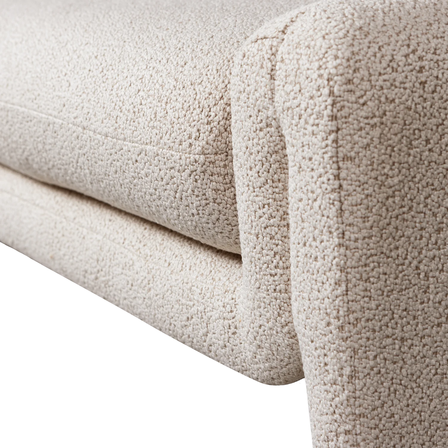 Bank Sitzbank ZONE 160 cm Webstoff beige