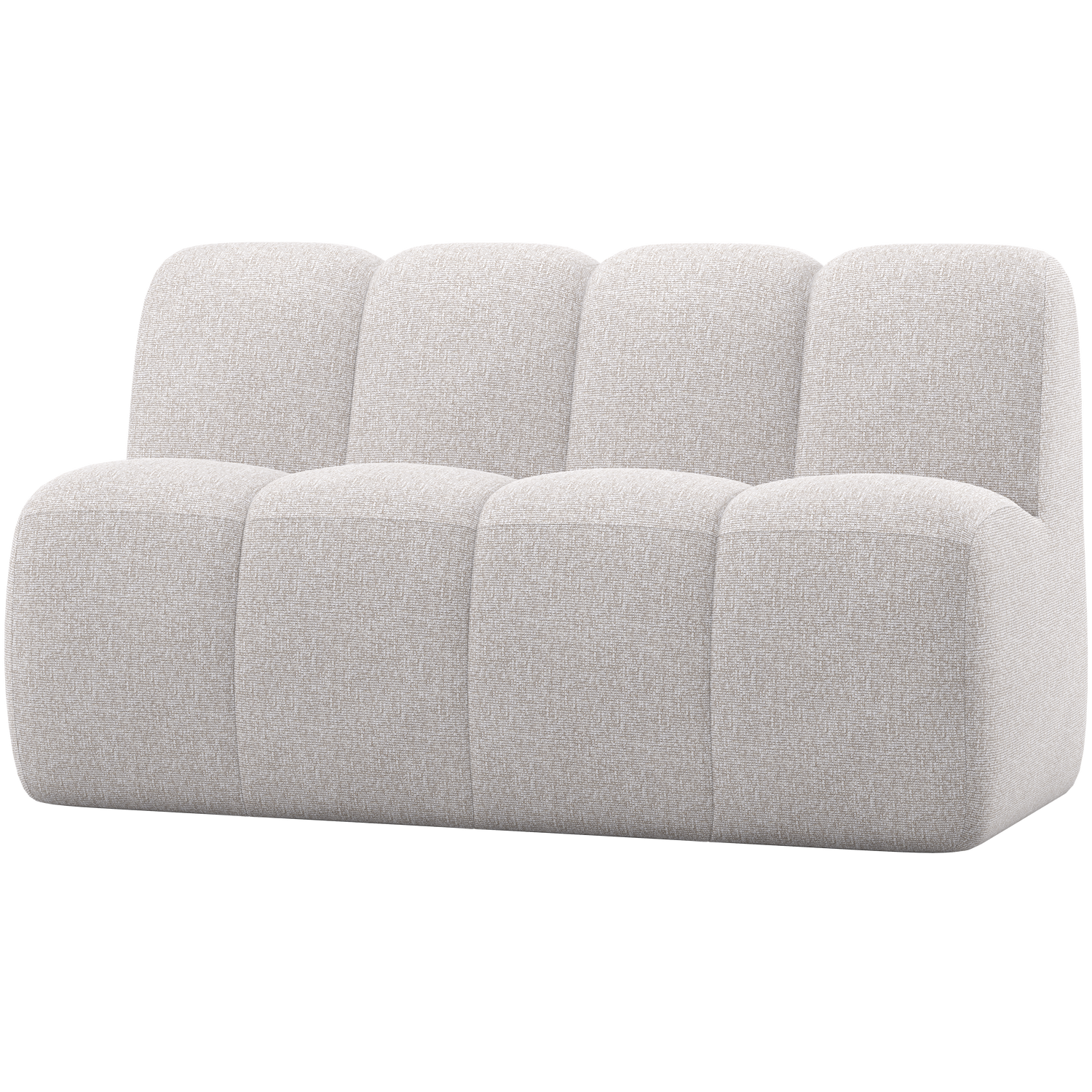 Esszimmerbank Eckbank MOJO 164 cm Element Bouclé ecru melange