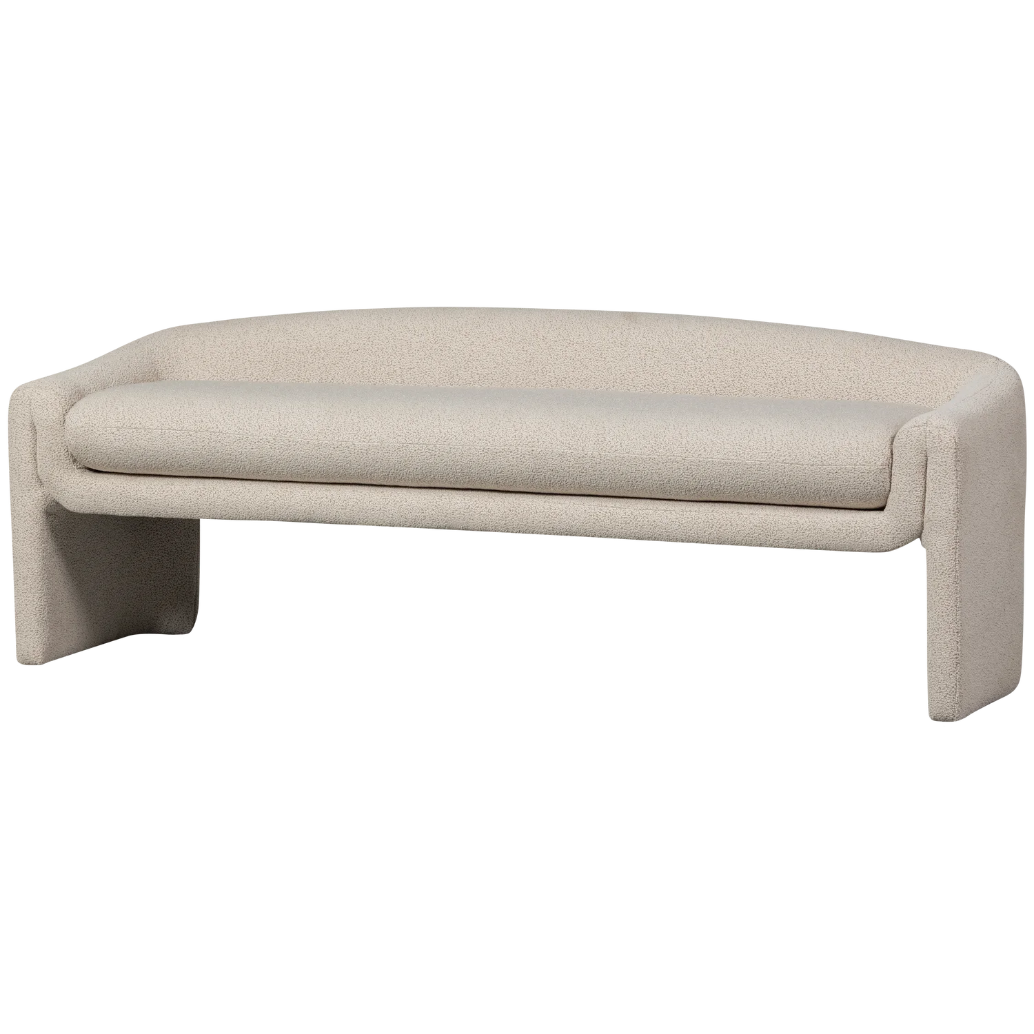 Bank Sitzbank ZONE 160 cm Webstoff beige