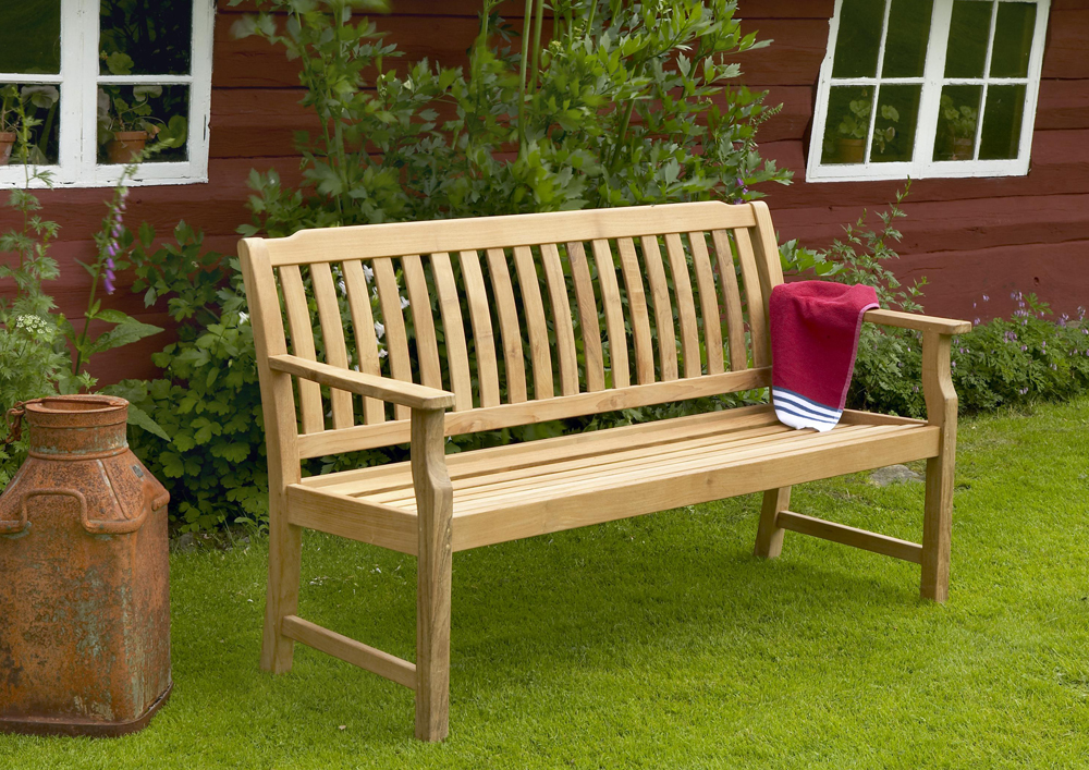 3 Sitzer Gartenbank Nelson first class Teak  Bank Holzbank Teakbank