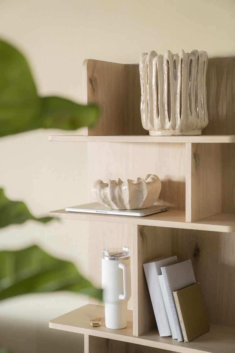 Regal Hängeregal Renee schmal H 160 cm Eiche  