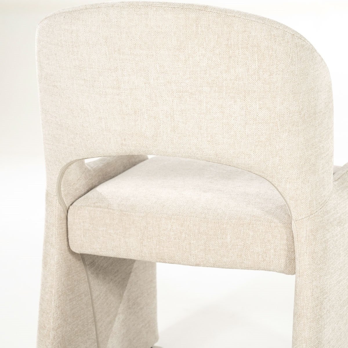 Esszimmerstuhl Odette Stoff beige